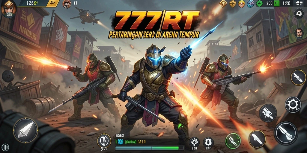 Gameplay menegangkan dalam pertarungan seru 777RT.