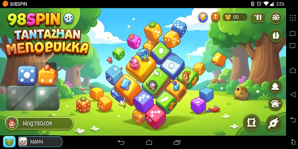 Tampilan gameplay <strong>98SPIN</strong> dengan berbagai puzzle yang menantang.