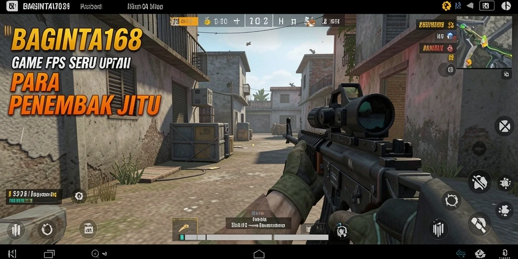 Tampilan gameplay seru dalam pertempuran FPS BAGINTA168.