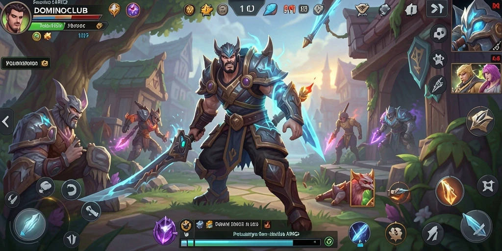 Tampilan menarik gameplay petualangan seru di DOMINOCLUB.