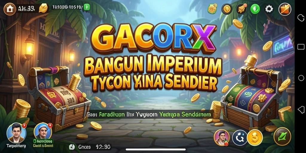 Screenshot menampilkan gameplay Tycoon GACORX yang seru.