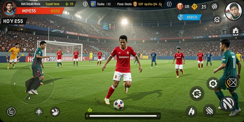 Tampilan gameplay HOYE55 yang seru dan menantang.