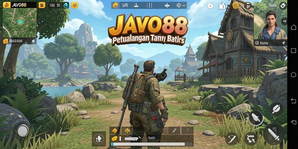 Tampilan gameplay <strong>JAVO88</strong> yang menarik dalam dunia terbuka yang luas.