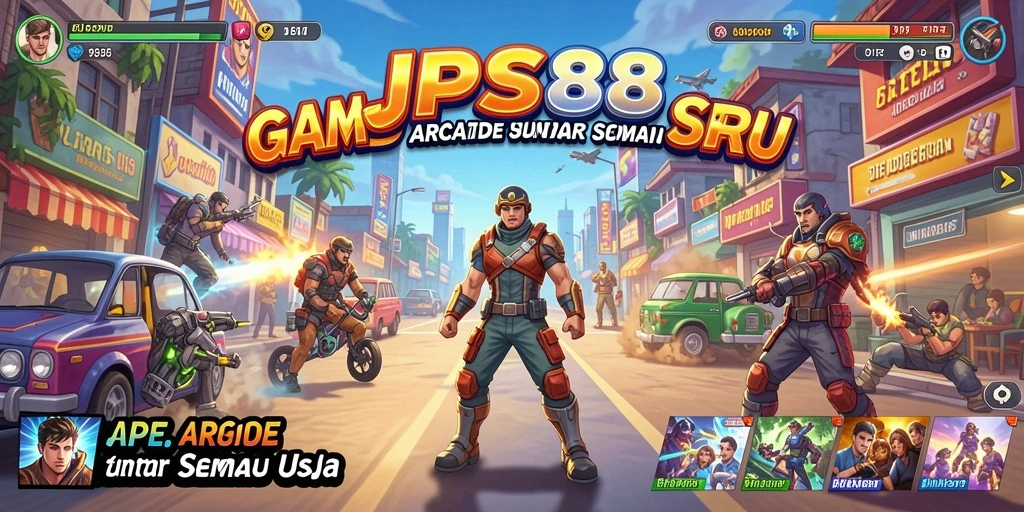Screenshot JPS88 menunjukkan gameplay seru dengan warna-warna cerah.