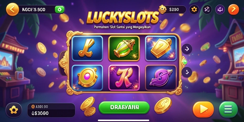 Tampilan gameplay seru dengan berbagai pilihan slot menarik.