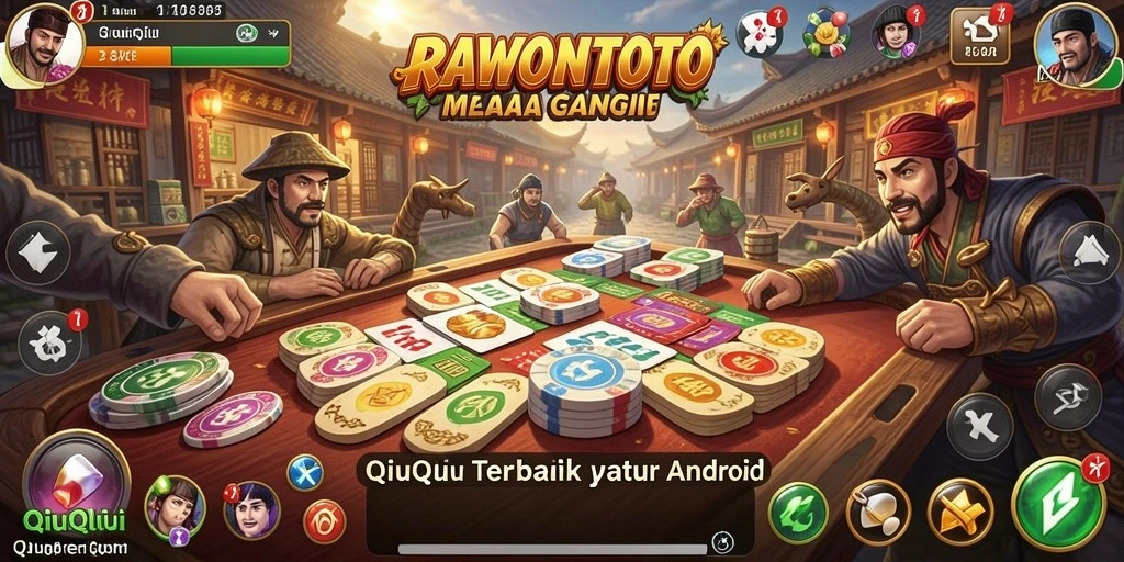 Screenshot gameplay menampilkan aksi seru dalam QiuQiu.