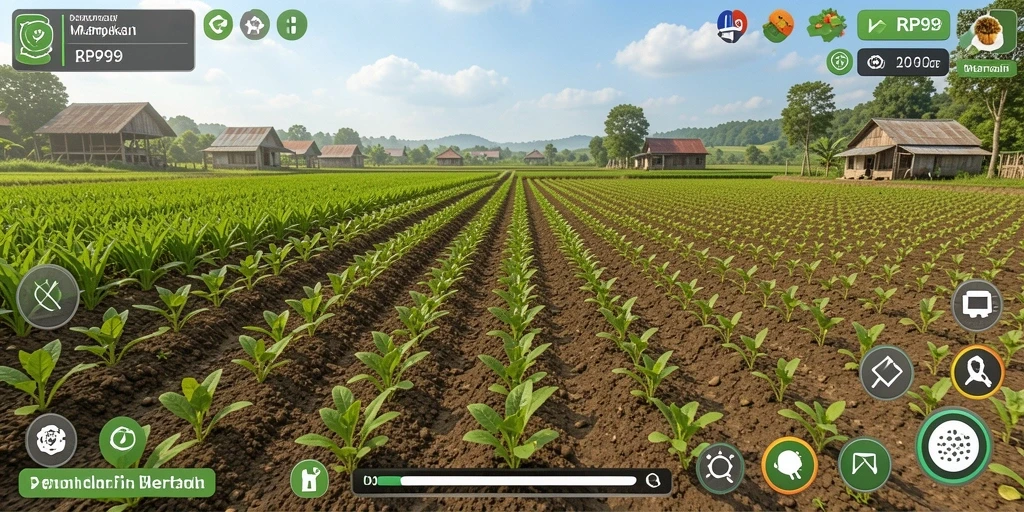 Tampilan gameplay RP99 yang menarik dan penuh warna.