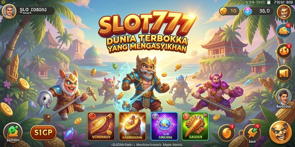 Tampilan gameplay SLOT777 yang menarik di dunia terbuka yang luas.